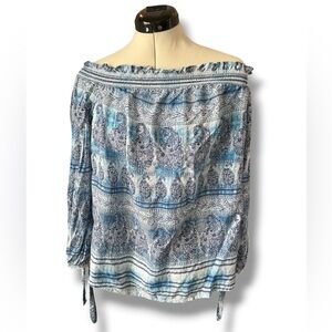 Boho off shoulder top
